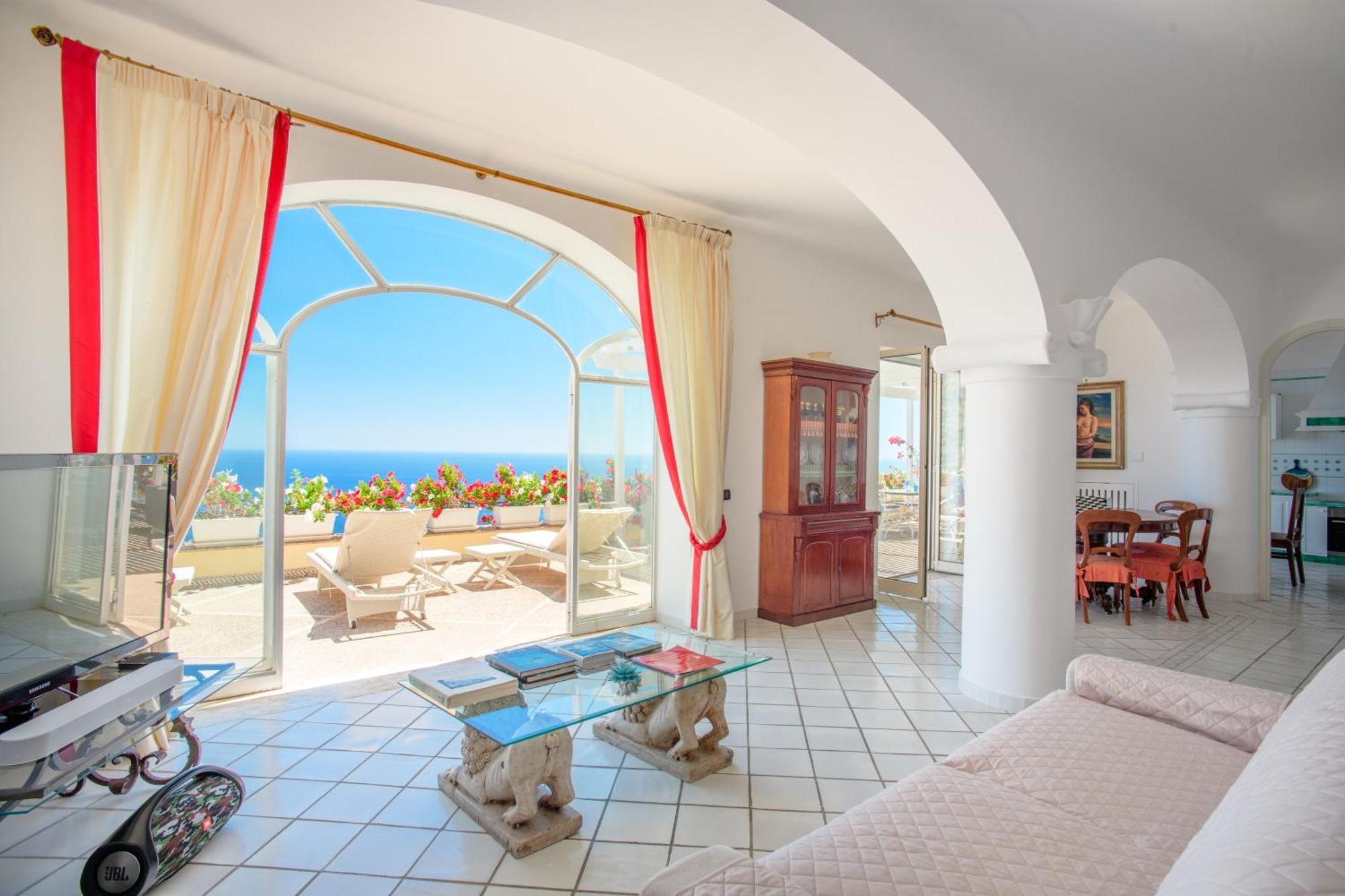 Villa Cristina -no Steps-amalfi Coast Views -hot Tube